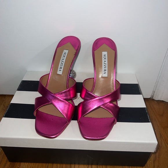 Aquazzura Yes Darling Mule Sz 39 - Picture 7 of 10